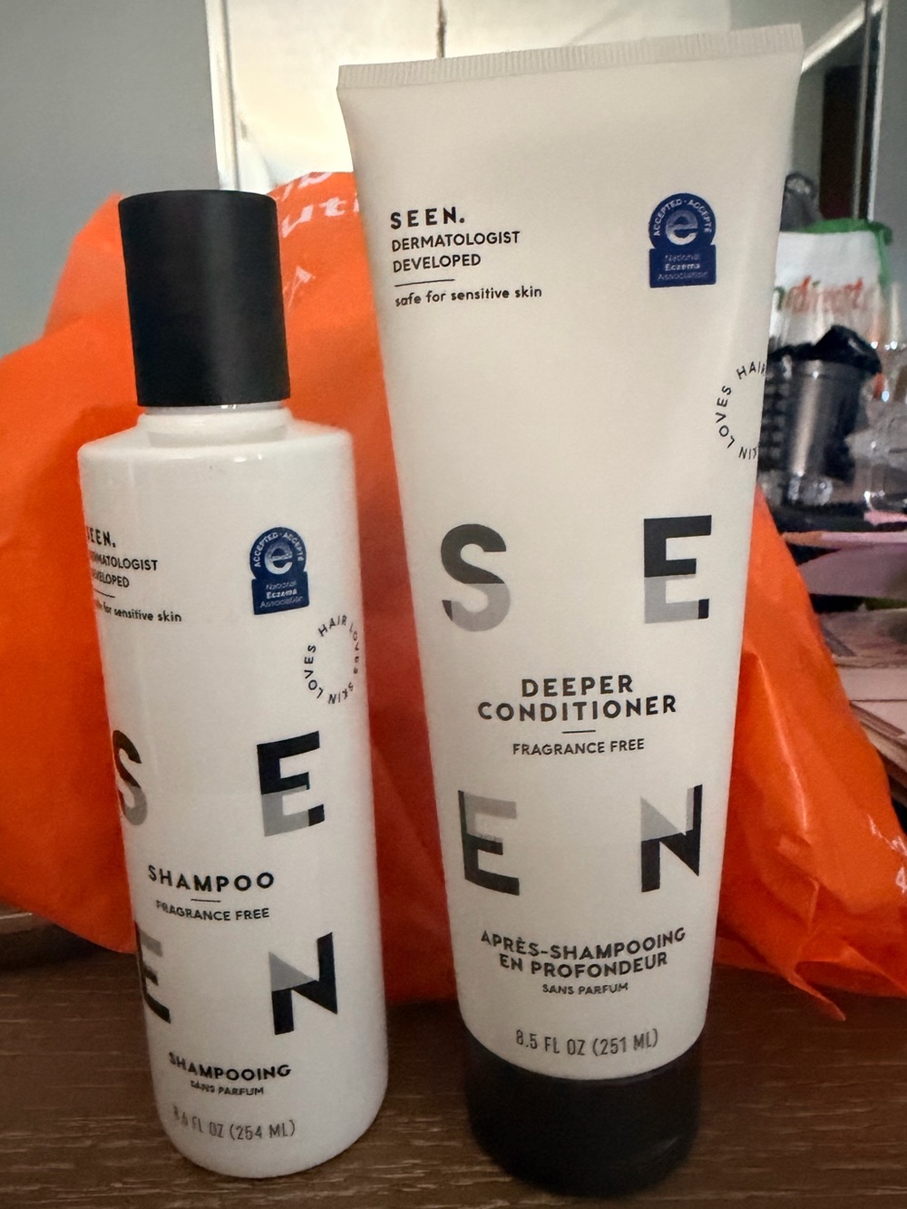 Fragrance Free Shampoo & Deeper Conditioner - White